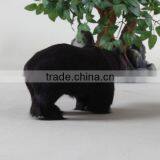 Realistic Stuffed Animals Real Fur Polar Bear thumbnail-5