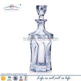 Import High Quality Bohemia Clear Drinking Glass Liquor Decanter for Table Centerpieces