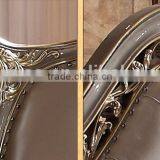 European Style Wood Carved Bed, Elegant and Royal King Size Bed, Luxury Bedroom Furniture Set (BF01-ML012) thumbnail-6