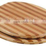 Cheap Price Carbonized/Natural/Stripes Bamboo Toilet Seat, Bamboo Toilet Seat,Carbonized Natural Dark/Light Bamboo Toilet Seat thumbnail-2