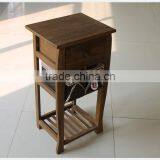 Top Grade New Arrival Handmade Unfinished Vintage Wooden Cabinet With Drawer thumbnail-6