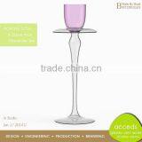 Fancy Decorative Handcraft Glass Wine Bottle Tealight Candle Holder thumbnail-6