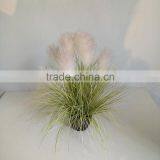 Decorative Artificial Small Potted Onion Grass Plant thumbnail-2