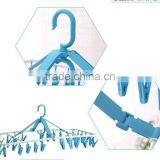 Wholesale Stock 360 Degree Rotate Foldable Plastic Clothes Hangers thumbnail-5