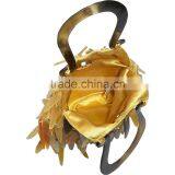 High Quality Best Selling Bamboo Leaf Shell (Horn) Evening Bag From Vietnam thumbnail-2
