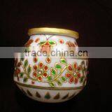 Marble Flower Vase, Decorative Flower Pot, Hand Made Marble Flower Vases, Craft Flower Pot, Flowers Pot, thumbnail-1