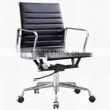 Black leather hotel chair wholesale