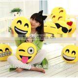 Home Decoration Thermal Spot QQ Expression Emoji Pillow Cojines Emoticonos Capa thumbnail-1