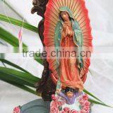 Religious Christian Ceremony Baptism Mary Crucifix Cross Figurine thumbnail-4