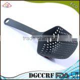 NBRSC Black Large Nylon Scoop Colander Pasta Heat Resistant Strainer Dishwasher Safe Kitchen Utensil thumbnail-5