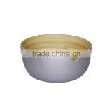 Spun Bamboo Salad Bowls, Lacquered Bamboo Salad Bowls thumbnail-5
