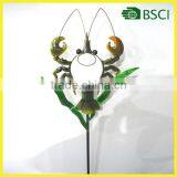 YS15383 Metal Crab Stick Solar Powered Decoration Garden Balls Light thumbnail-1