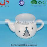 BSCI Audit Factory Modern Family Life Fragrance Lamp Ceramic Teapot Shape Oil Burner, Gifts & Decor Ceramic Oil Warmer thumbnail-2