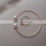 7-8 mm Freshwater Pearl Necklace and Bracelet Sets thumbnail-2