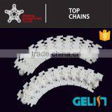 63 83 Plastic Flexing Beverage Conveyor Tooth Chain for 360 Degree Transport thumbnail-2