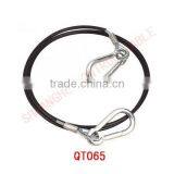 Safety Cable With Two Hooks/Stainless Steel Rope/Custom Cable/Steel Cable thumbnail-1