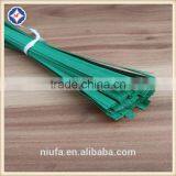 100pcs 4" Paper Green Twist Ties for Bakery Cello Bags thumbnail-3