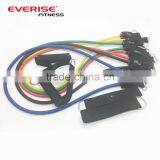 11piece Resistance Band Set With Handles, Ankle Straps, Door Anchor, Carry Bag thumbnail-4