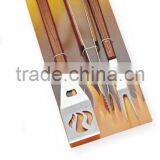 3Pcs Barbecue Tools Set For BBQ Tong BBQ Fork BBQ Spatula In Single Side Blister Card thumbnail-1