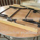 High Quality Used Round Restaurant Banquet Folding Dining Table thumbnail-2