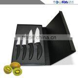 New Black Ceramic Knife Blade Groups Chef Kitchen Knives, 3, 4, 5 "6" + Black Gift Box Packaging thumbnail-2