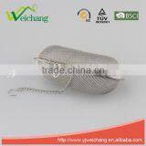 WCJ1074 Hot Sale Long Chain Tea Strainer 18/8 Stainless Steel Fine Mesh Tea Infuser thumbnail-3