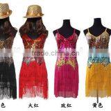 STELISY 2015 Women Elegant Colorful Sequin Covered Latin Dance Costumes thumbnail-3