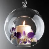 Christmas candle holder glass candle holder  wholesale candle hoder birthday gift candle holder