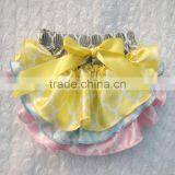 Fancy Ruffle Newborn Baby Girls Satin Panties Ruffles Bloomers thumbnail-2