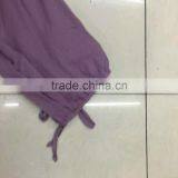 Women 100%cotton Middle Sleeve Purple T-shirt Garment Stock Lot thumbnail-3