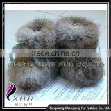 CX-SHOES-07 Genuine Rabbit Fur Cream Cute Infant Shoes Baby Shoes thumbnail-6