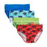 2015 Fashion Green Linear Style for 100% Cotton Boy Briefs thumbnail-5