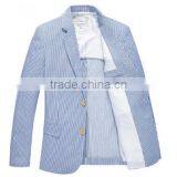 Blazer Mens Casual Suits Plain Weave Fabric Little Shining Men's Jacket Tailored Male thumbnail-3