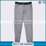 Classic Grey Zipper Sprinter Jogger Pants for Man