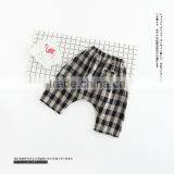 Cotton Mix Linen Fabric Harem Pants Wholesale Boutique Children Clothing Trouser thumbnail-3