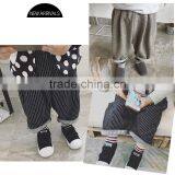 1-6 Years 2017 Wholesale Autumn Cotton Boys Girls Cross-Pants (pick Size Color) thumbnail-1