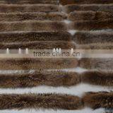 BBG-H-6 Dyed Large Raccoon Collar Fur Trim for Winter Coat Parka thumbnail-4