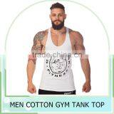 2016 cotton fitness clothes Gym bodybuilding tank top men Sleeveless sport tops Casual golds gym vest brand tracksuits men