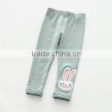 S32840W Spring & Autumn Casual Girls Pants Baby Kids Appliqued Trousers Cotton Girls Leggings Trousers thumbnail-5