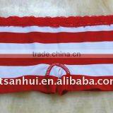 Factory Wholesale Beautiful Striped Womens Seamless Briefs thumbnail-1