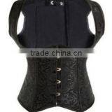 Instyles Steampunk Underbust Gothic Pattern Underbust Corset Brocade Vest S-6XL thumbnail-1