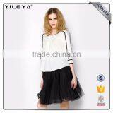New Fashion Chiffon Blouse 2017,different Types of Fashion Women Blouse Tops Design thumbnail-3