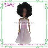 China Wholesale Long Hair Fashion Vinyl African Doll thumbnail-4
