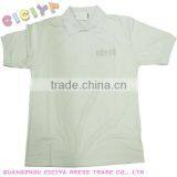 Man's Polo Neck White T-shirt for Summer thumbnail-1