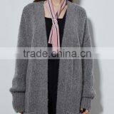 2017 High Quality Winter Acrylic Chenille Heavy Side Pockets Cardigan Sweaters for Women thumbnail-4