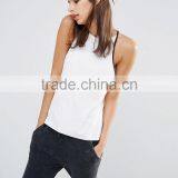 Guangzhou Shandao OEM Wholesale Casual Summer 95% Cotton 5% Spandex Women Seamless Sexy Breathable Quick Dry Slim Fit Tank Top thumbnail-2