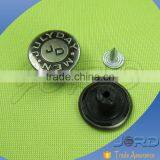 Round Square Rusty Trousers Screw Back Buttons With Low MOQ thumbnail-2