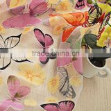 2016 Hot Romantic Butterfly Transparent Curtains Tulle 1x2m for Casement And Door Printed Window Curtain Sheer Voile Curtain thumbnail-2