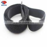 Black Nylon Hook and Loop Luggage Belt