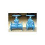 Sanitary DN40 - DN300 , DIN Flanged Gate Valve for Water, Oil, Gas With Solid Wedge Disc thumbnail-1